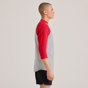Classic Heather Baseball T-Shirt