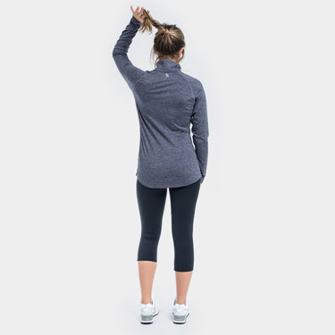 Heathered Quarter Zip Pullover