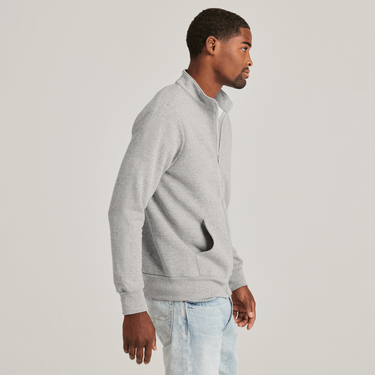 Mock Neck Zip Jacket
