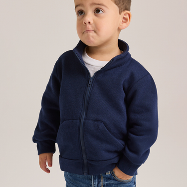 Toddler Mock Neck Zip Jacket