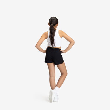 MODEL IS 4'9" AND WEARING A SIZE MEDIUM
