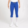Front angle Model shot of female in Intensity Home Run Pant in color ROYAL