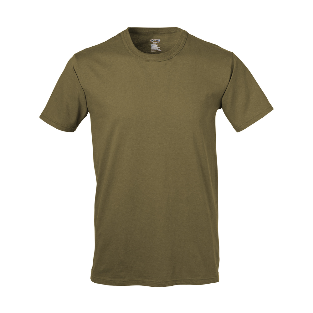 Soffe Tee Apparel Ringspun 3-Pack | USA Military Cotton Soffe Adult