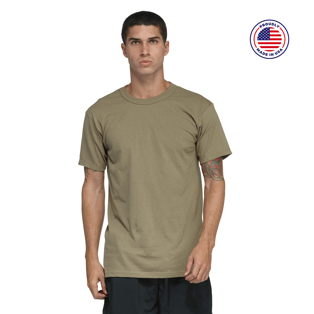 SOFFE US ARMY Short Sleeve Military Acu Ucp shirt tshirt sand Made USA XL XLarge 