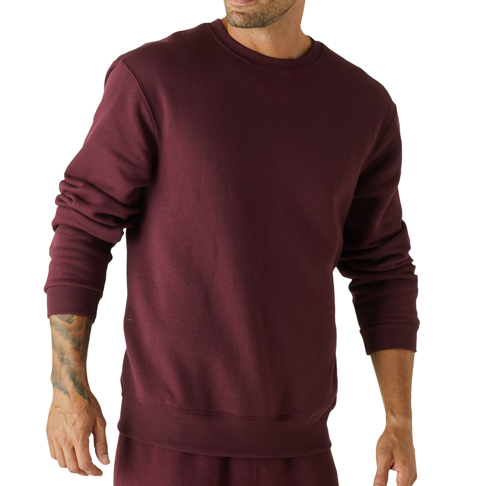 Soffe Mens Training Fleece Crew Sweatshirt 