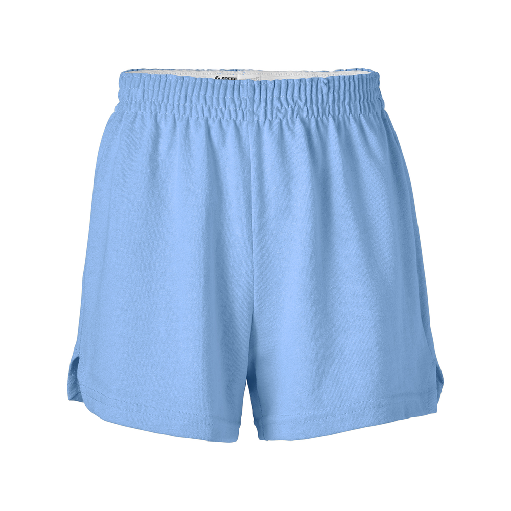 Soffe Girls Authentic Low-Rise Shorts S, Surf Blue 