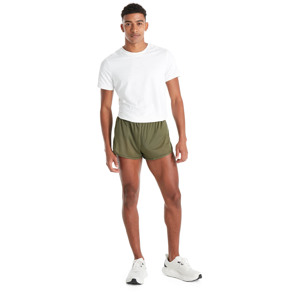 NEW Drawstring Panty Lined Zip Pocket Athletic Running Short (XL