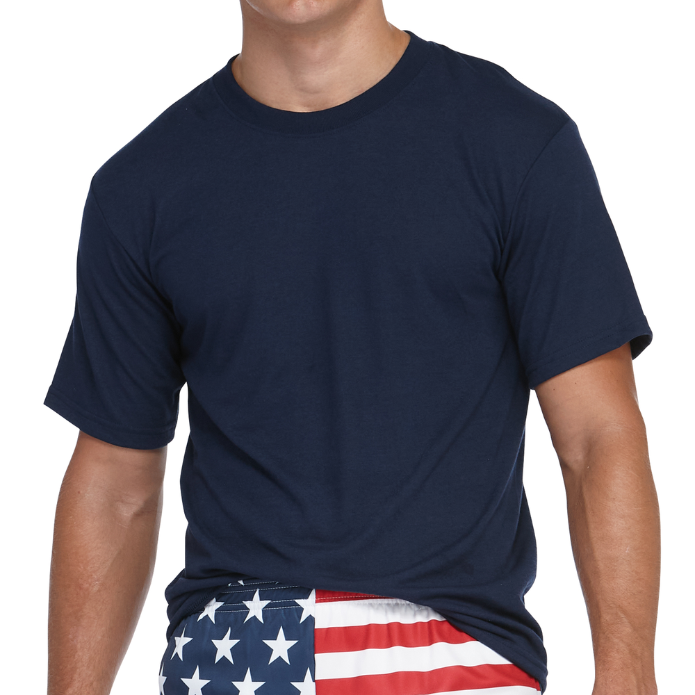 US tissu Soffe Men's US Navy Oxford Gris T-shirt à encolure ras-du-cou avec Dri-Release ® 