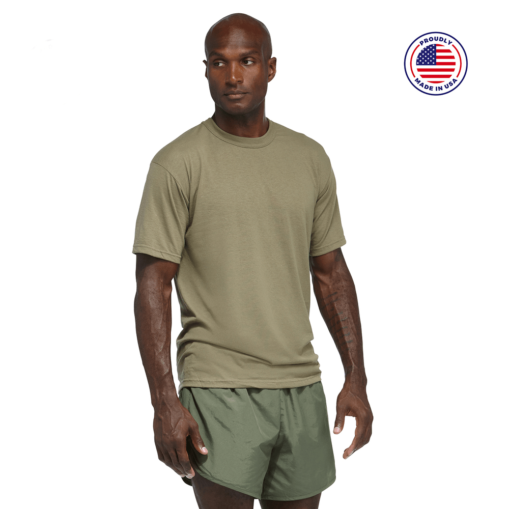 Crewneck 3 Packs Marky G Apparel Mens Poly-Cotton USA Made 3/4-Sleeve Raglan T-Shirt 3 Pack 