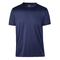 soffe adult short sleeve poly base layer tee usa  back