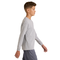 soffe youth cotton long sleeve tee  sideview