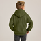soffe youth classic zip hooded sweatshirt  backview