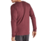 soffe supreme adult tri-blend long sleeve crew neck tee  backview
